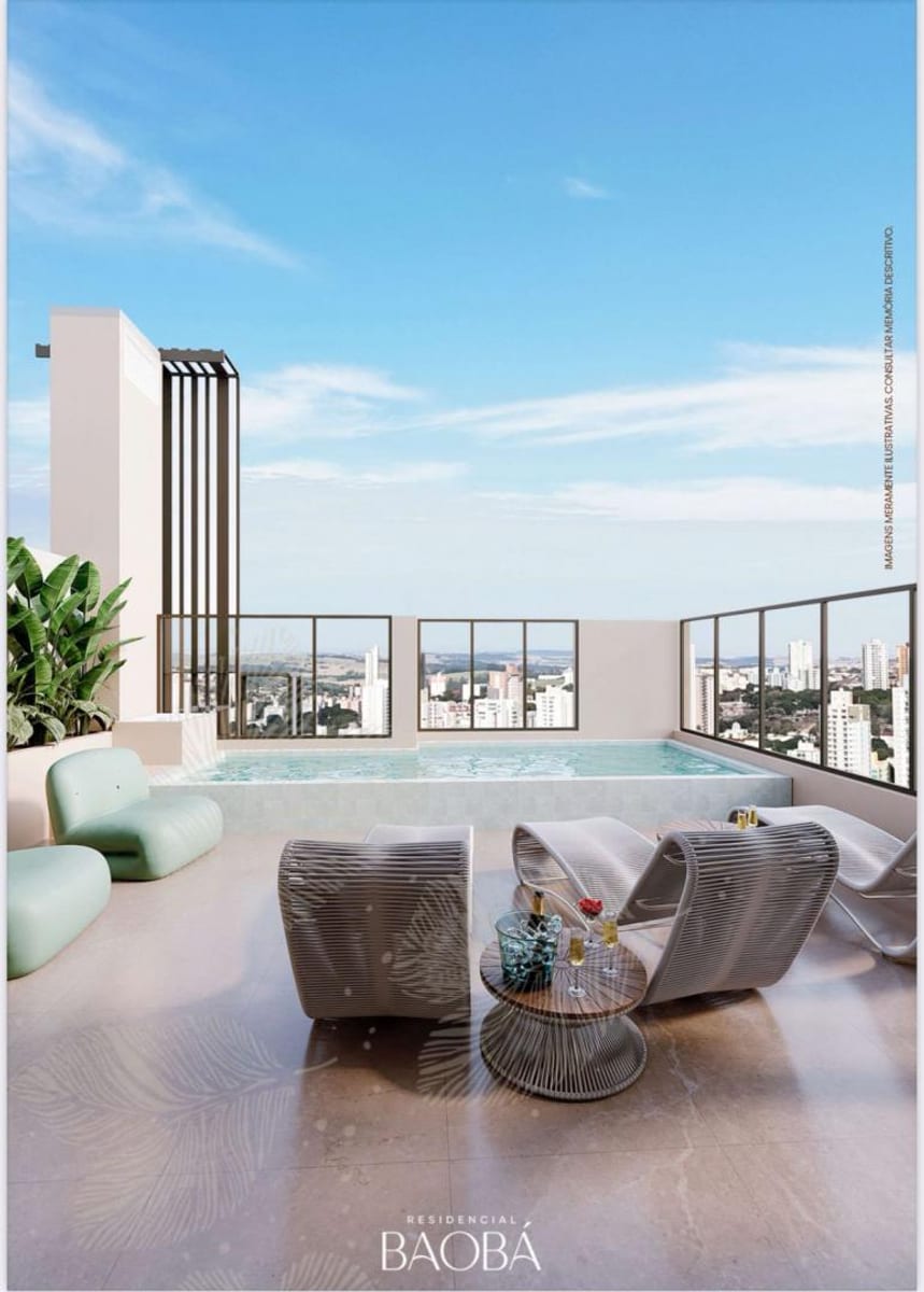 Residencial Baobá - Lançamento Studio à venda na Zona 03 - Maringá